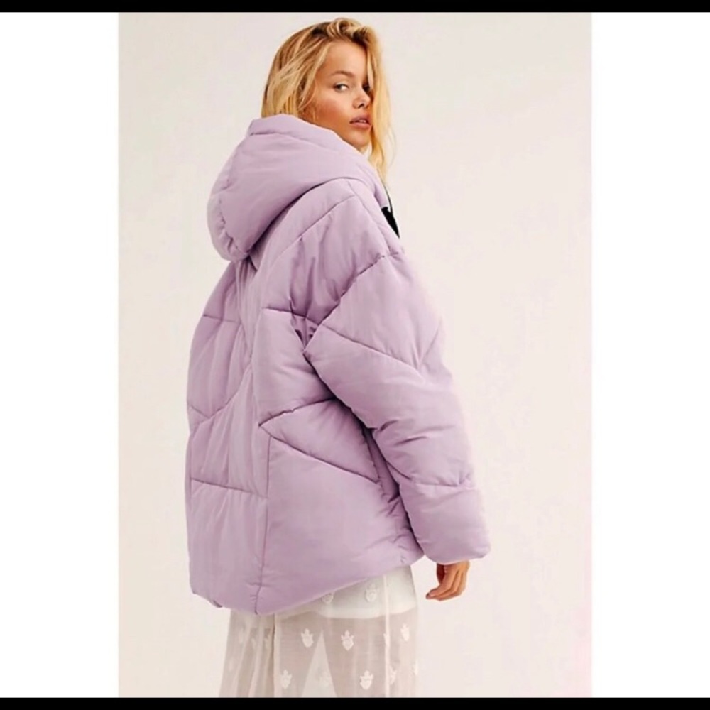 Free People lilac puffer